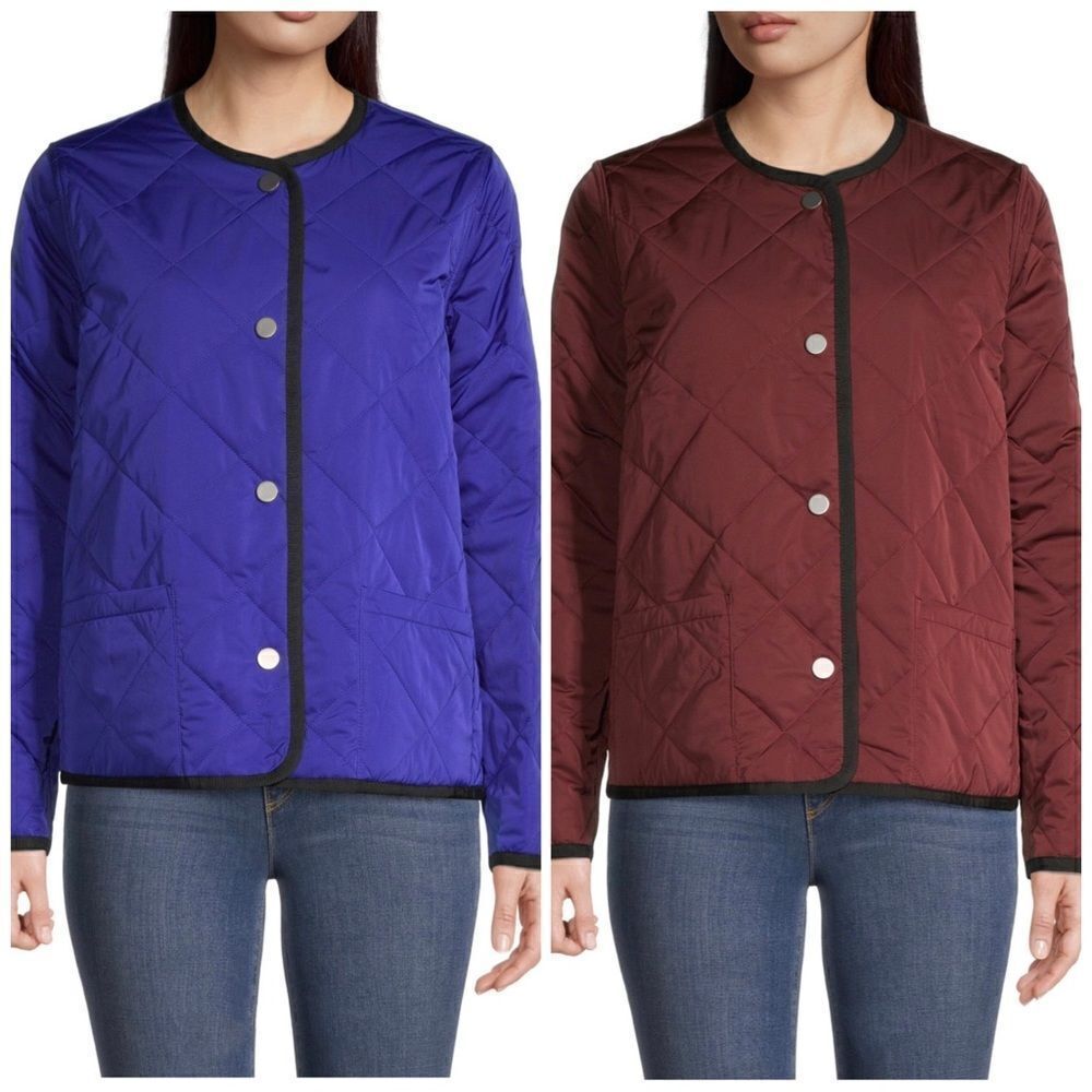 Jane Post Reversible Quilted Jacket size L